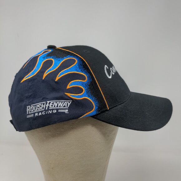 Con-Way Freight Racing Strapback Hat Blue OSFM Embroidered Flames #6 - Picture 7 of 13